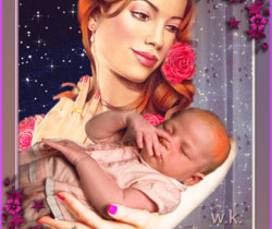 С Днем Матери анимированная открытка - День матери