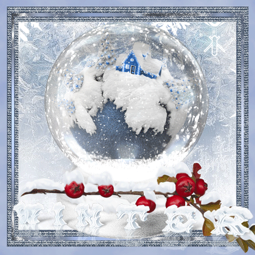 Зимняя открытка с анимацией - Зима в картинках, gif скачать бесплатно