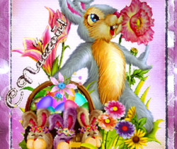 Пасхальный кролик - Пасха 2024 открытки и картинки