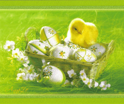Пасхальные яйца - Пасха 2023 открытки и картинки