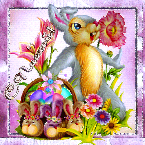 Пасхальный кролик - Пасха 2024 открытки и картинки, gif скачать бесплатно