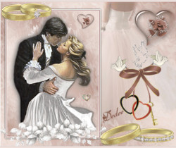 Свадебная открытка - Свадебные