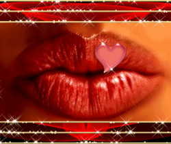 Анимированные открытки с поцелуем - День поцелуя