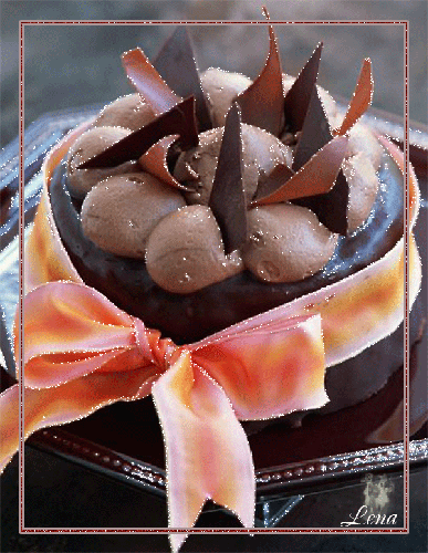 Шоколадный торт - Всемирный день шоколада, gif скачать бесплатно
