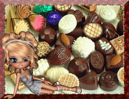 Шоколадные конфеты - Всемирный день шоколада, gif скачать бесплатно