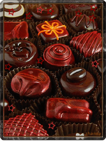 Шоколадные конфеты - Всемирный день шоколада, gif скачать бесплатно