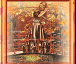 Cкрипачка Осень - Осенние картинки