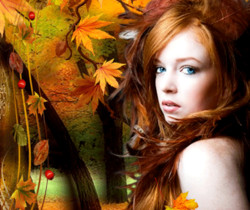 Девушка Осень - Осенние картинки