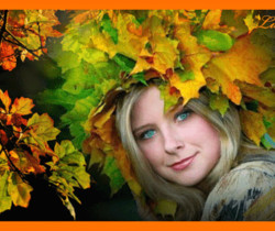 Девушка Осень - Осенние картинки