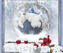 Зимняя открытка с анимацией - Зима в картинках