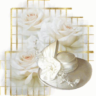 Белые розочки - Открытки с розами, gif скачать бесплатно