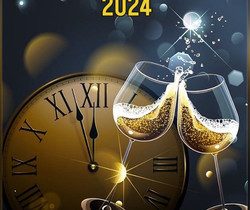 Прикольная открытка коллеге с Новым годом 2021 - Поздравления с Новым годом 2023