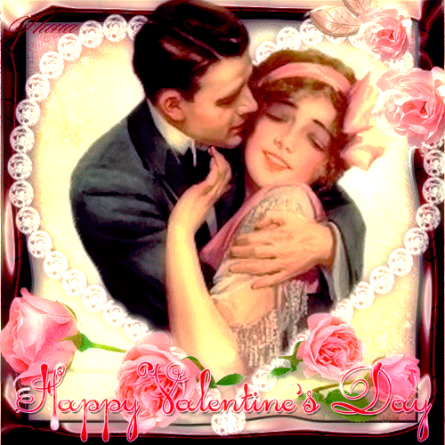Валентинка на английском - День Святого Валентина 14 февраля, gif скачать бесплатно